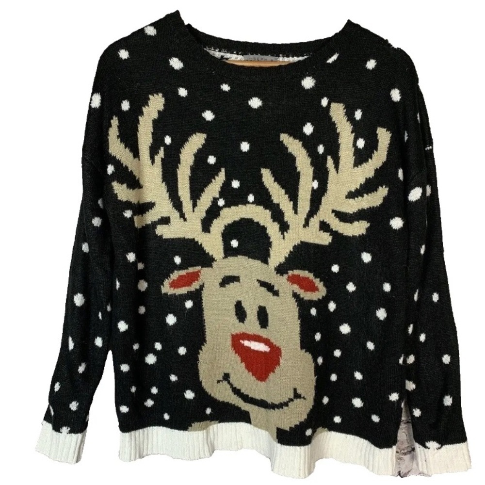 Joseph A Rudolph The Red-Nosed Reindeer Pullover Sweater - Picture 4 of 9